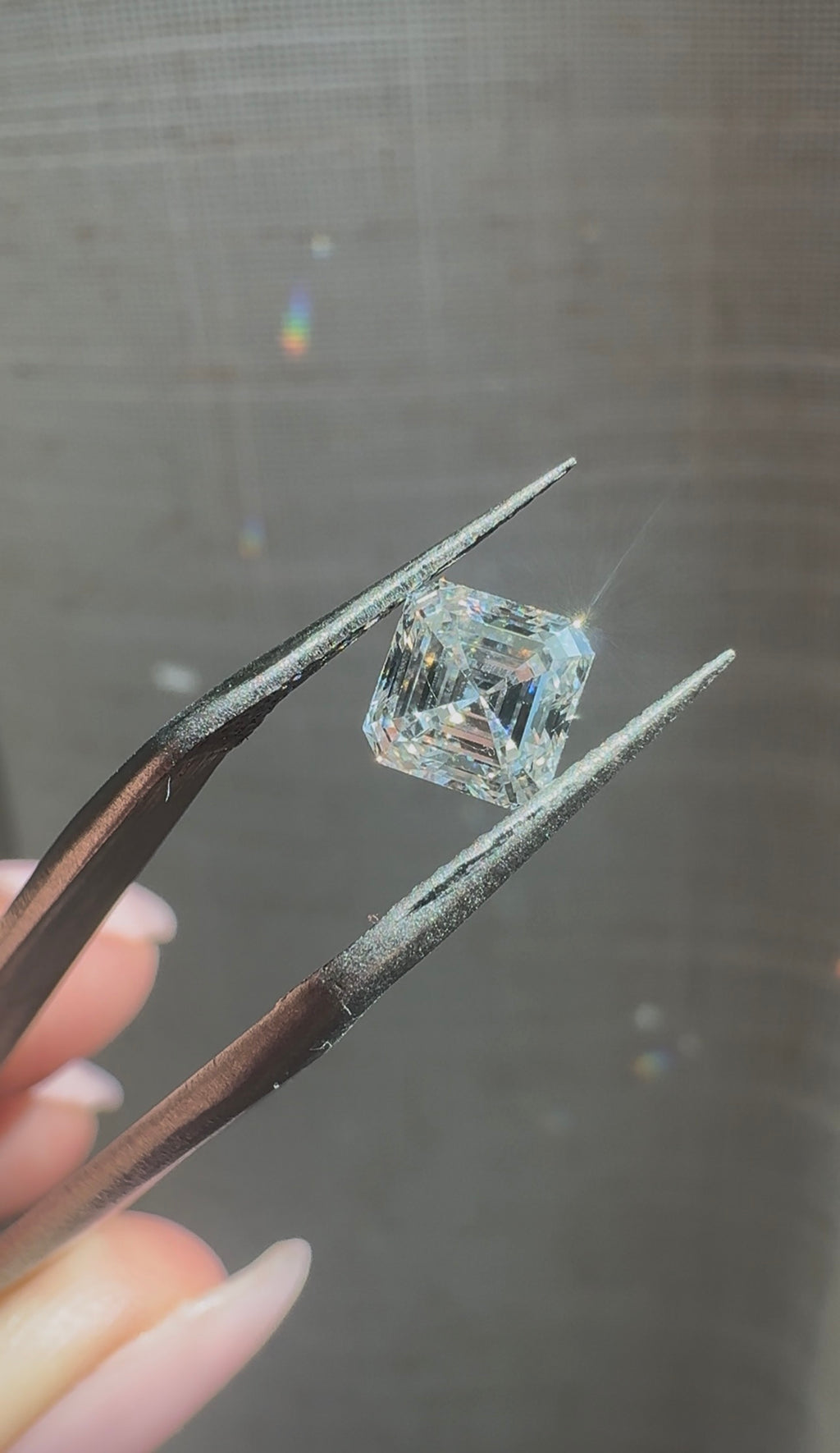 1.03ct Lab Grown Asscher diamond