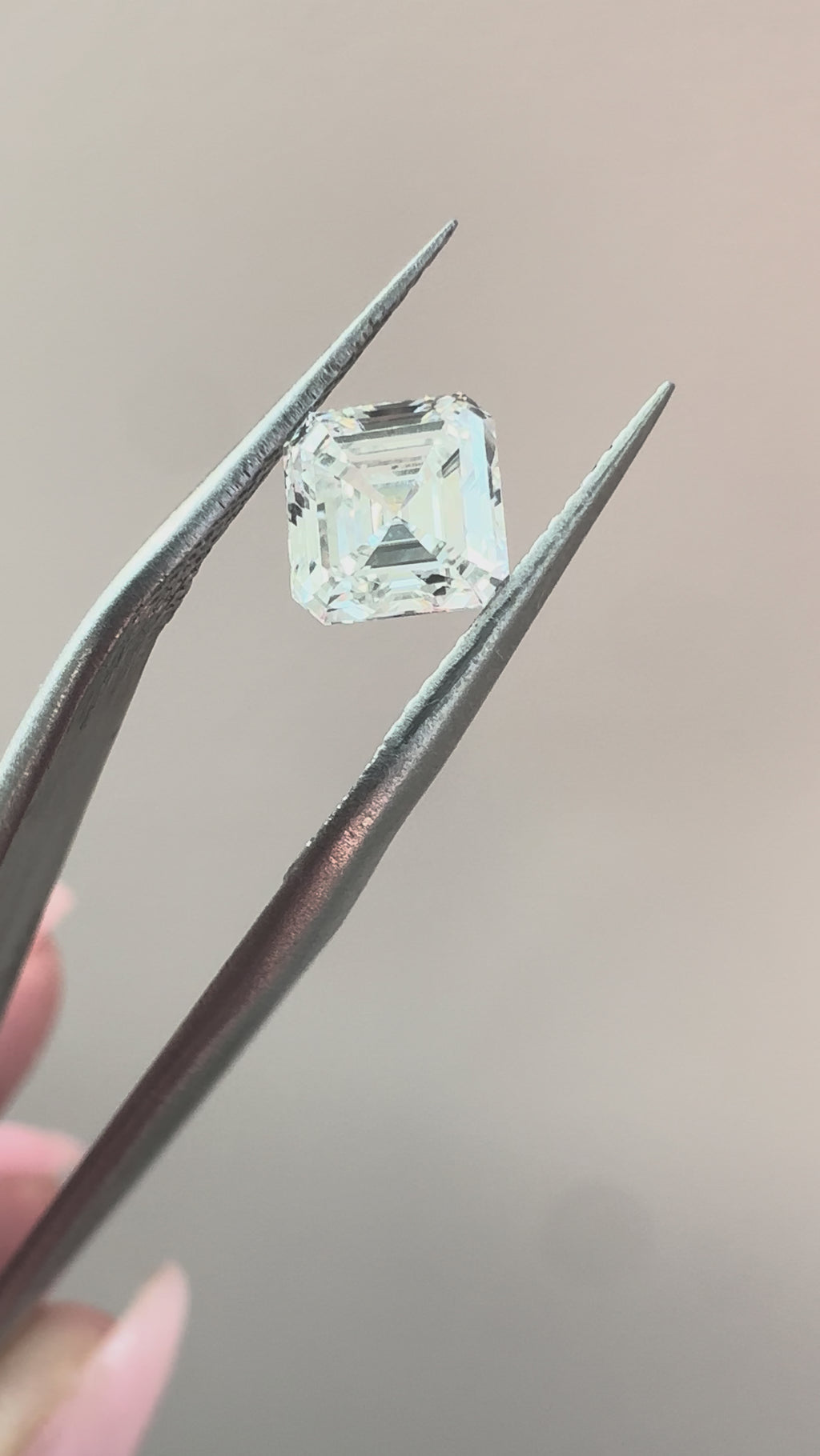1.03ct Lab Grown Asscher diamond